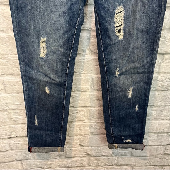 Paige Denim 26" Jimmy Jimmy Skinny Riley Destruction Blue Jeans - Picture 4 of 13